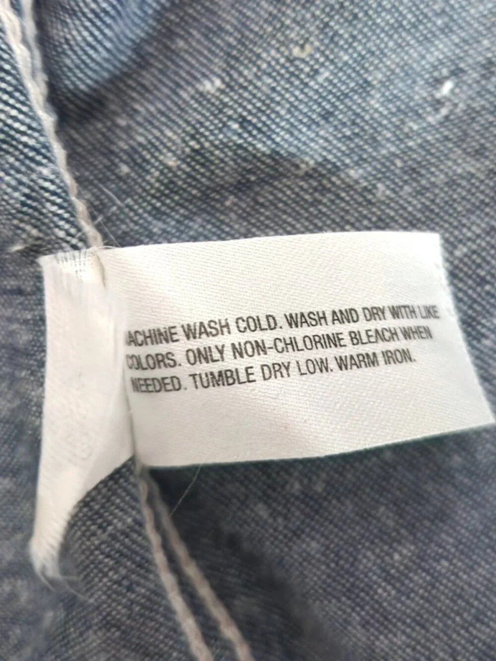 Baby Gap Boys Blue Denim Jean Collared One-Piece Size 18-24 Months